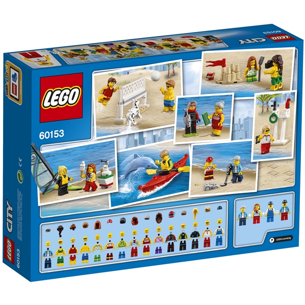 60153 LEGO City Figursæt - Sjov ved Stranden (Billede 2 af 10)