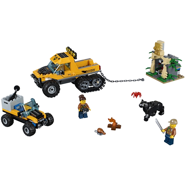 60159 LEGO City Junglemission Hjul Bæltekøretøj (Billede 3 af 9)