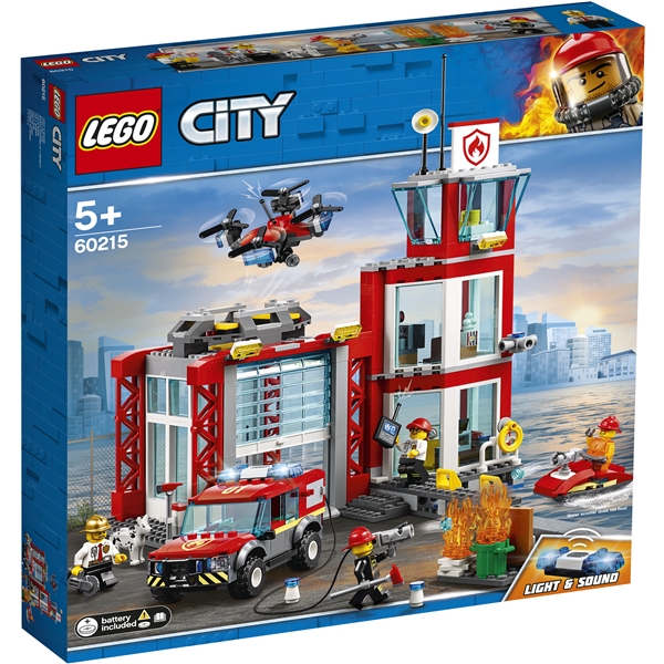 60215 LEGO City Brandstation (Billede 1 af 5)