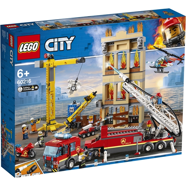 60216 LEGO City Midtbyens Brandvæsen (Billede 1 af 5)