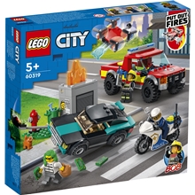 60319 LEGO City Fire Brandslukning og Politijagt