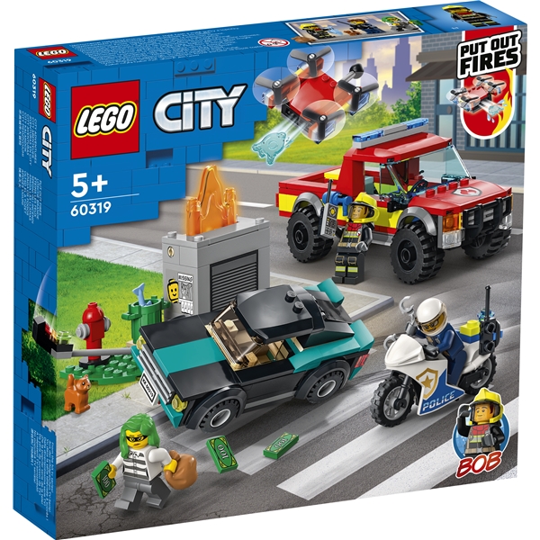 60319 LEGO City Fire Brandslukning og Politijagt (Billede 1 af 5)