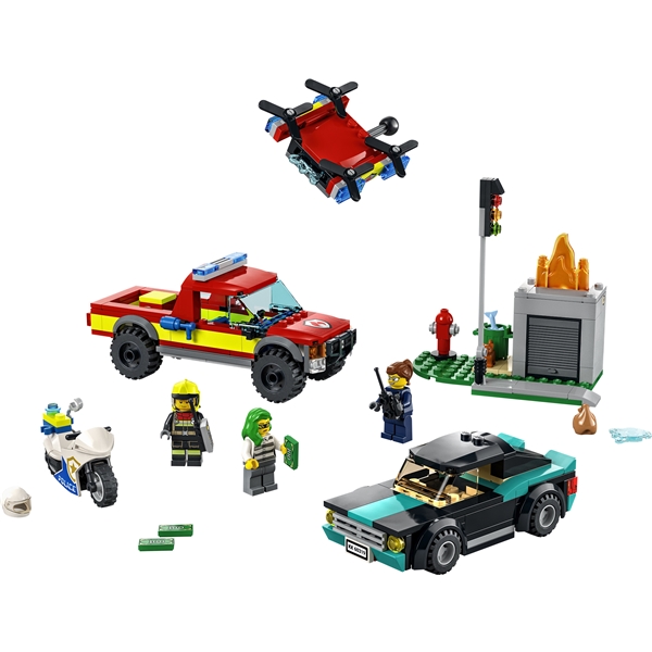 60319 LEGO City Fire Brandslukning og Politijagt (Billede 3 af 5)