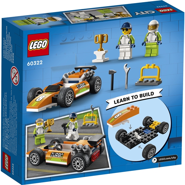60322 LEGO City Great Vehicles Racerbil (Billede 2 af 6)