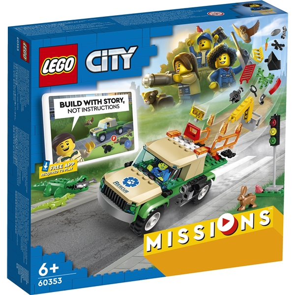 60353 LEGO City Redningsmissioner for Vilde Dyr (Billede 1 af 6)