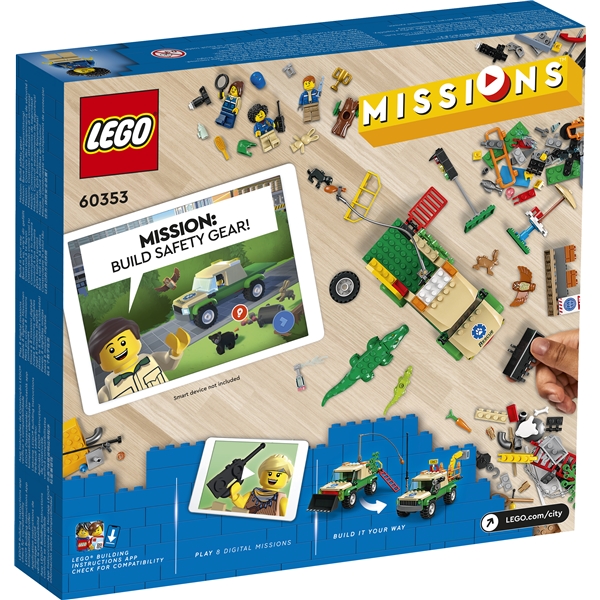 60353 LEGO City Redningsmissioner for Vilde Dyr (Billede 2 af 6)