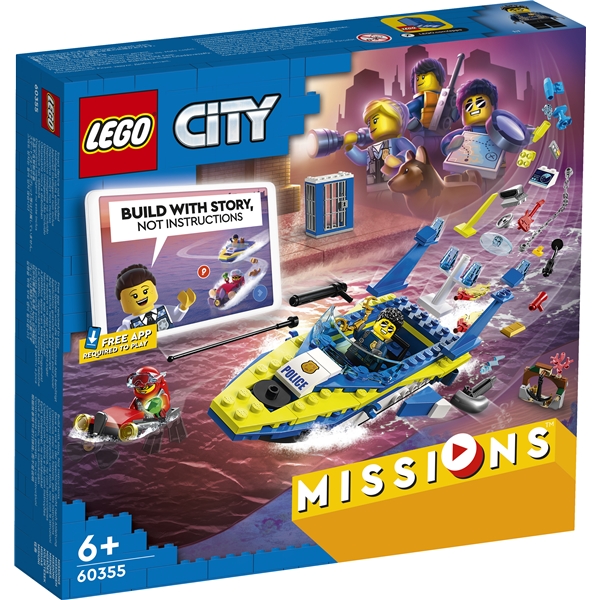 60355 LEGO City  Havpolitiets Detektivmissioner (Billede 1 af 6)