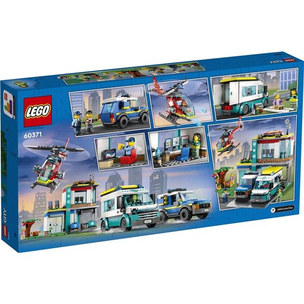 60371 LEGO City Udrykningsfartøjernes Base (Billede 2 af 6)