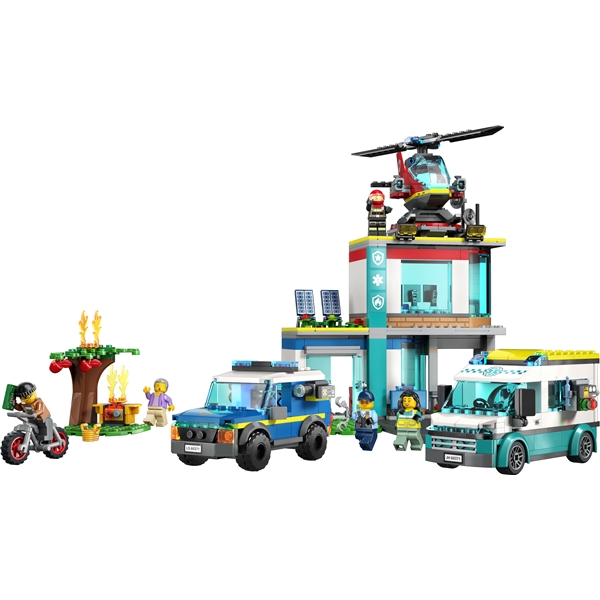 60371 LEGO City Udrykningsfartøjernes Base (Billede 3 af 6)