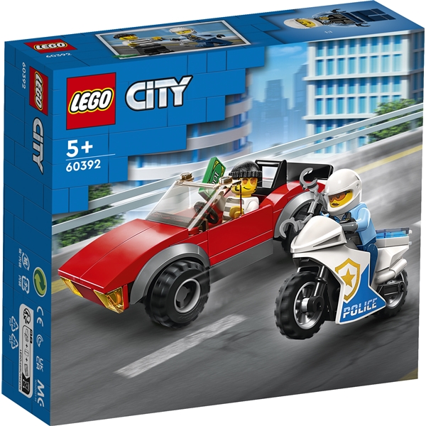 60392 LEGO City Politimotorcykel på Biljagt (Billede 1 af 6)