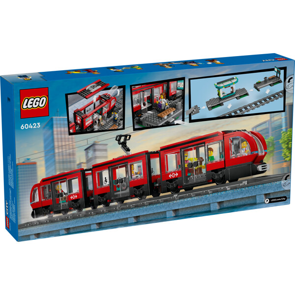 60423 LEGO City Sporvogn og Station (Billede 2 af 5)