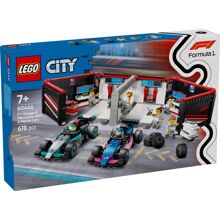 60444 LEGO City F1 Garage og Mercedes Alpine