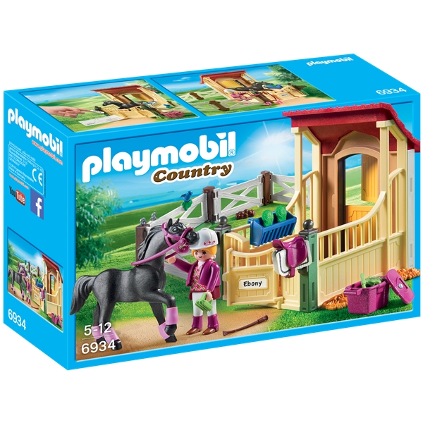 6934 Playmobil Hestestald med Araberhest (Billede 1 af 3)