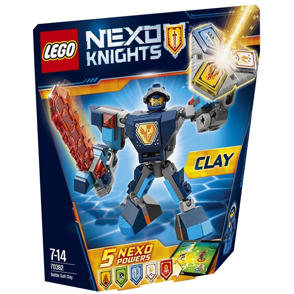 Hovedløse ignorere Latterlig 70362 LEGO Nexo Knights Clay i Kampdragt - LEGO Nexo Knights - LEGO |  Shopping4net
