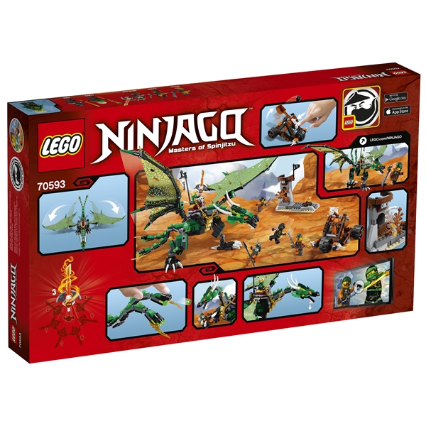 70593 LEGO Ninjago Den Grønne NRG-drage (Billede 3 af 3)