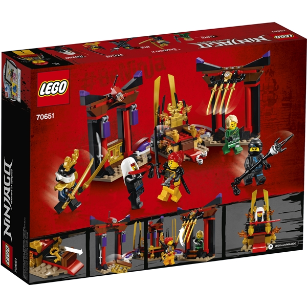 70651 LEGO Ninjago Opgør i Tronsalen (Billede 2 af 6)