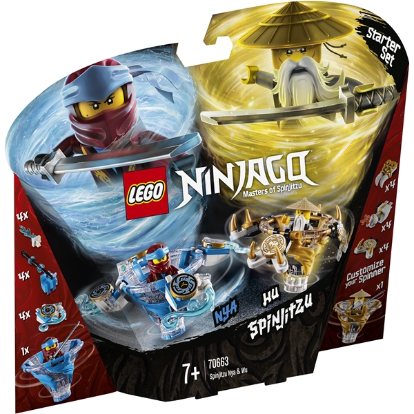 70663 LEGO® NINJAGO® Spinjitzu-Nya og Wu (Billede 1 af 5)
