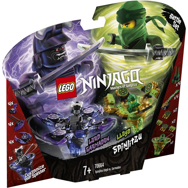 70664 LEGO® NINJAGO® Spinjitzu-Lloyd vs Garmadon (Billede 1 af 5)