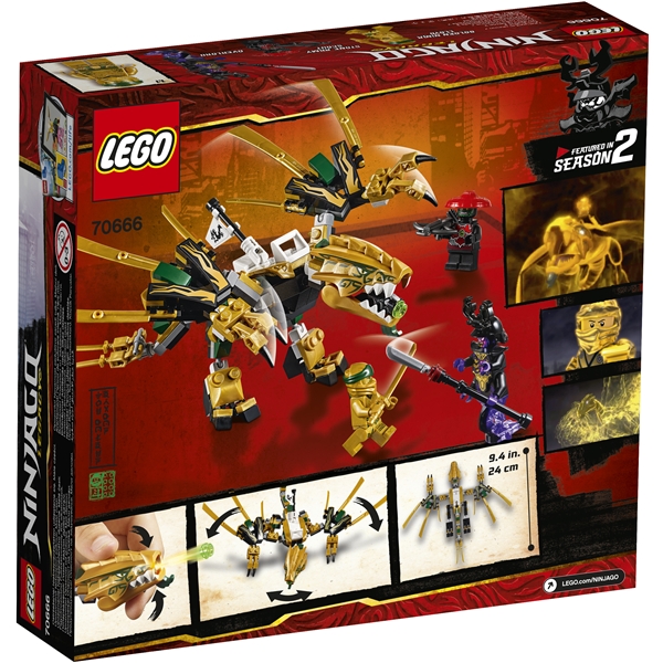 70666 LEGO® NINJAGO® Den Gyldne Drage (Billede 2 af 4)