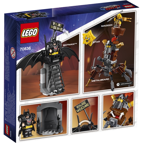 70836 LEGO Movie Kampklar Batman™ og Jernskæg (Billede 2 af 5)