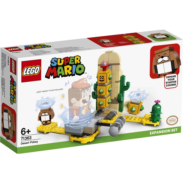 71363 LEGO Super Mario Ørken-pokey – udvidelsessæt (Billede 1 af 3)