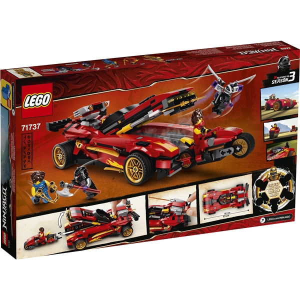 71737 LEGO Ninjago X-1 ninjabil (Billede 2 af 5)
