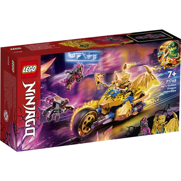 kom videre kaustisk Springe 71768 LEGO Ninjago Jays Gyldne Drage-Motorcykel - LEGO Ninjago - LEGO |  Shopping4net