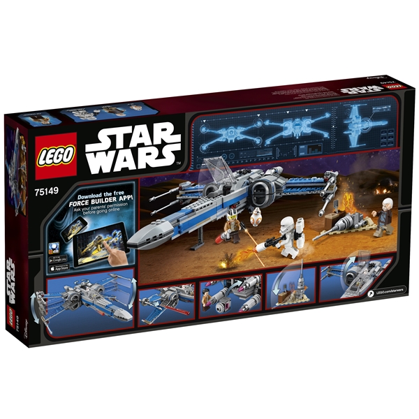 75149 LEGO Star Wars Resistance X-Wing Fighter (Billede 1 af 3)