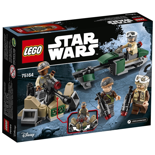 75164 LEGO Star Wars Rebel Trooper Battle Pack (Billede 2 af 6)