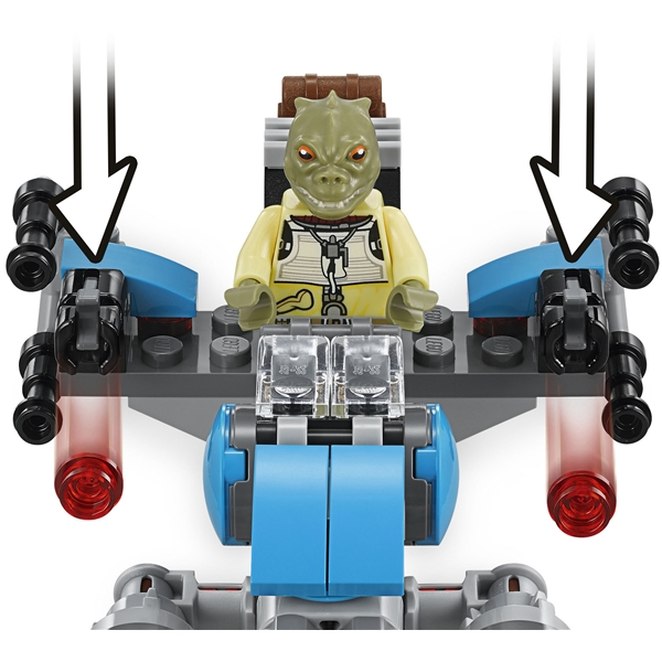 75167 LEGO Star Wars Bounty Hunt Speederbike (Billede 4 af 6)