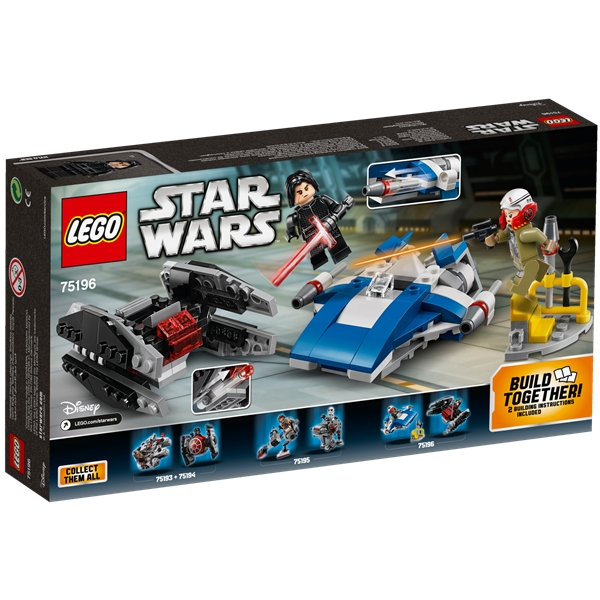 75196 LEGO Star Wars Awing TIE Silencer Microfight (Billede 2 af 5)