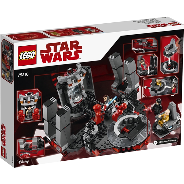75216 LEGO Star Wars™ Snokes Tronsal (Billede 2 af 3)