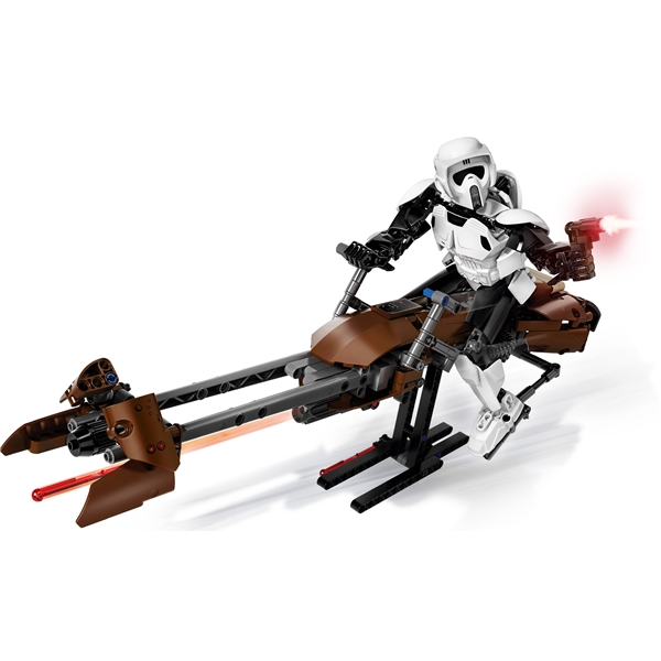 75532 LEGO Star Wars Scout Trooper Speederbike (Billede 3 af 7)