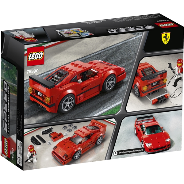 75890 LEGO Speed Ferrari F40 Competizione (Billede 2 af 3)