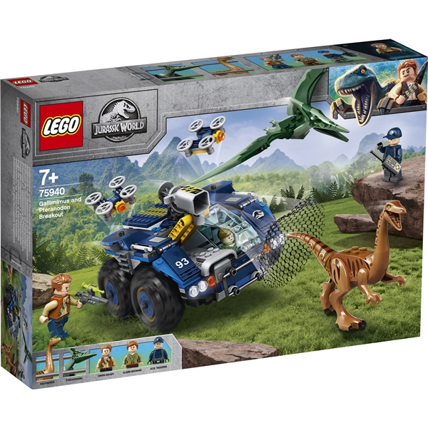 75940 LEGO Jurassic World Gallimimus og pteranodon (Billede 1 af 3)