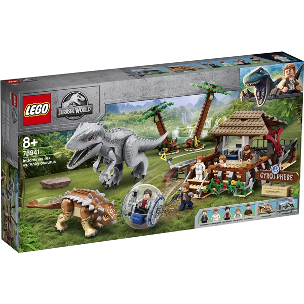 75941 LEGO Jurassic Indominus rex mod ankylosaurus (Billede 1 af 3)