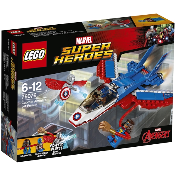 76076 LEGO Super Heroes Captain America Jetjagt (Billede 1 af 9)