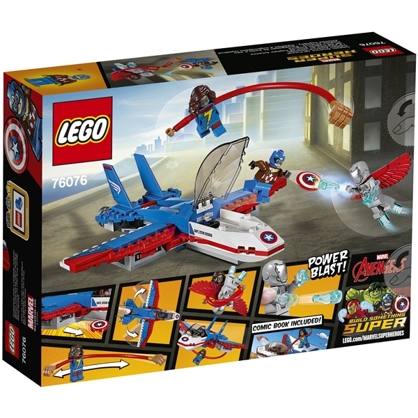 76076 LEGO Super Heroes Captain America Jetjagt (Billede 2 af 9)