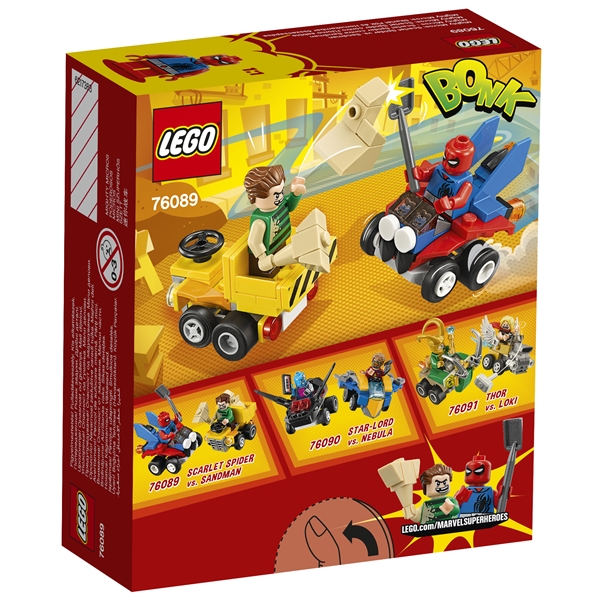 76089 LEGO Micros Scarlet Spider vs Sandman (Billede 2 af 3)