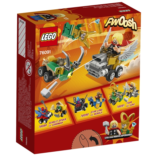 76091 LEGO Heroes Mighty Micros Thor vs Loki (Billede 2 af 3)