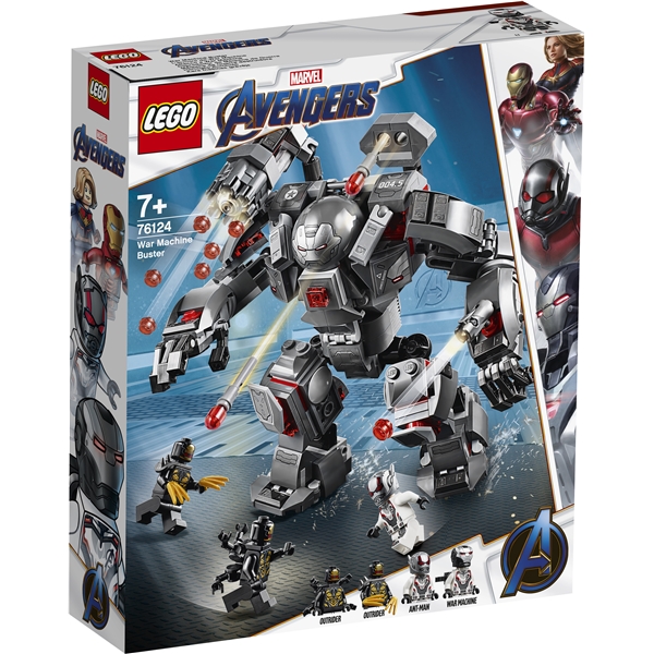 76124 LEGO Super Heroes War Machine-kamprobot (Billede 1 af 3)