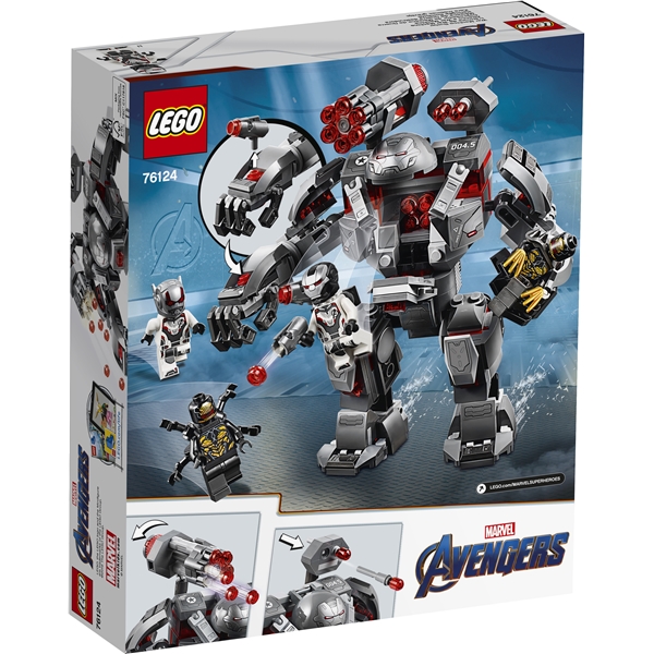 76124 LEGO Super Heroes War Machine-kamprobot (Billede 2 af 3)