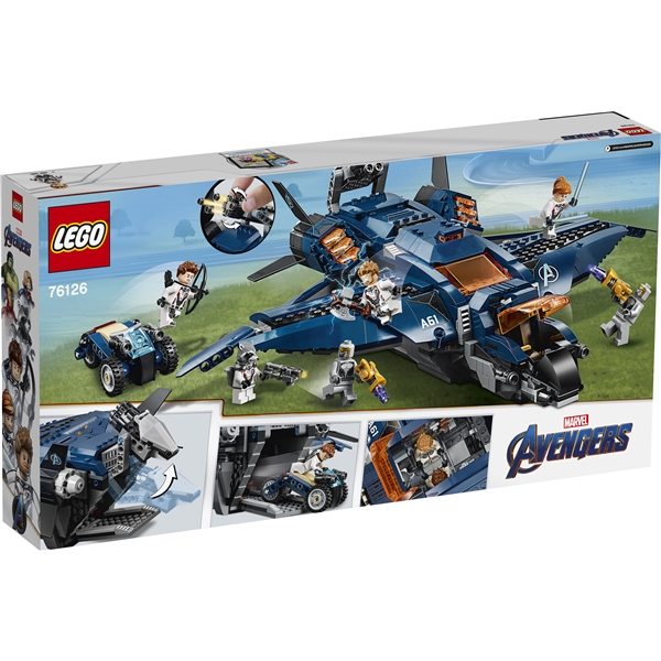 76126 LEGO Super Heroes Avengers Quinjet (Billede 2 af 3)