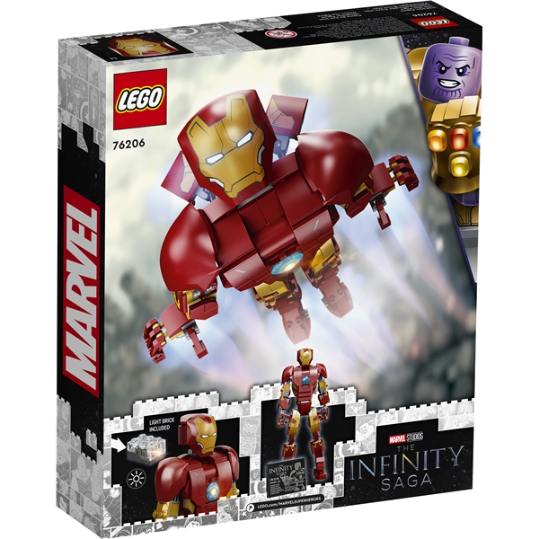 76206 LEGO Super Heroes Iron Man-Figur (Billede 2 af 6)