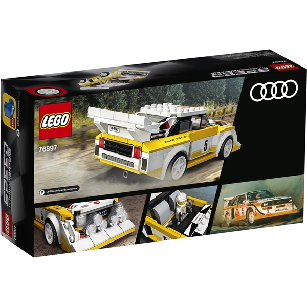 76897 LEGO Speed Champions 1985 Audi Quattro (Billede 2 af 3)