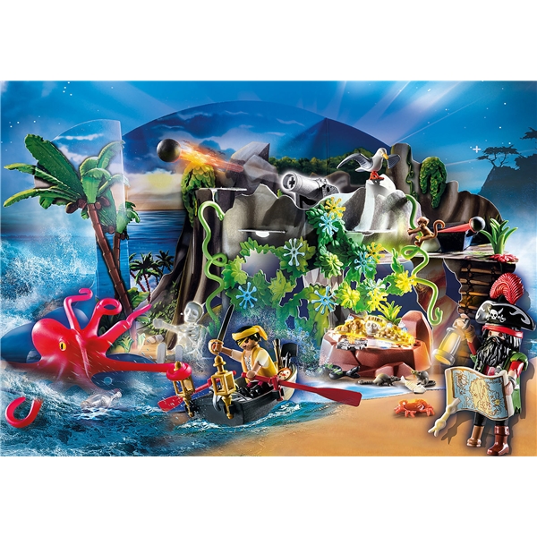 70322 Playmobil Julekalender Skattejagt (Billede 2 af 3)
