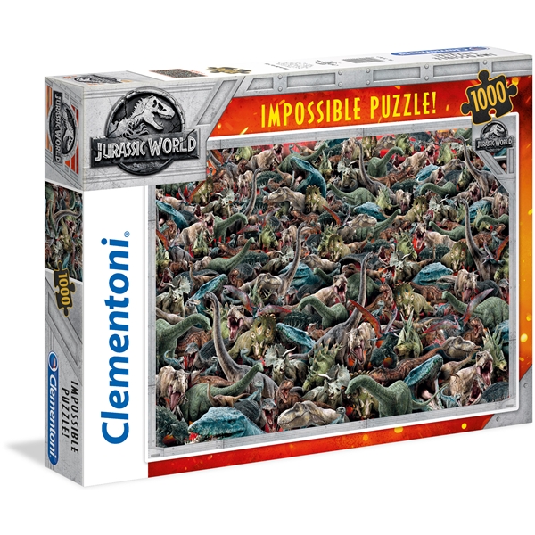 Puslespil 1000 Brikker Impossible Jurassic World