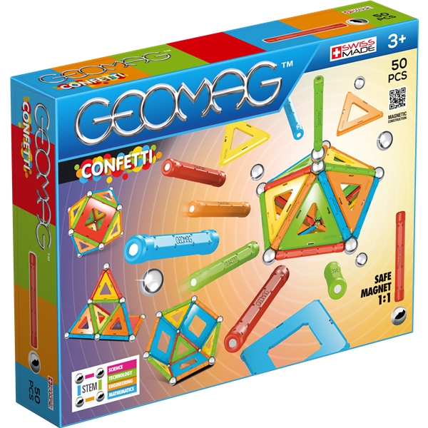 GEOMAG Confetti 50 Dele (Billede 1 af 3)