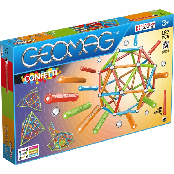 GEOMAG Confetti 127 Dele (Billede 1 af 6)