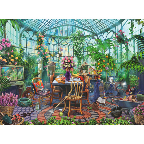 Puslespil 500 Brikker Greenhouse Mornings (Billede 2 af 4)